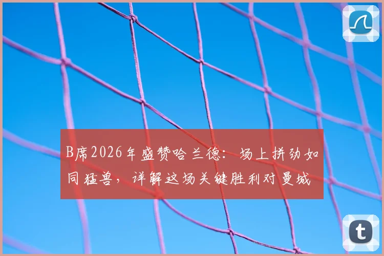 B席2026年盛赞哈兰德:场上拼劲如同猛兽,详解这场关键胜利对曼城争冠的巨大意义